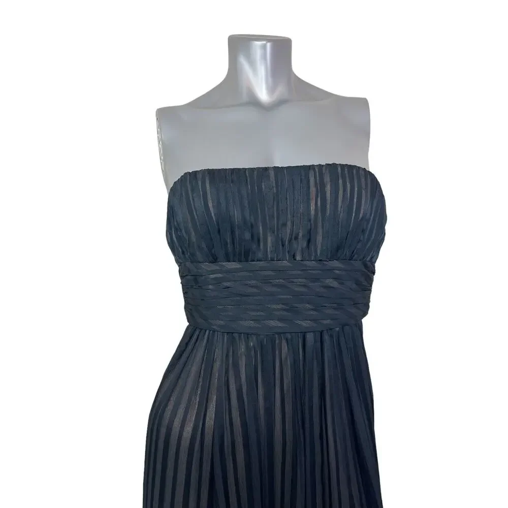 BCBGMaxAzria Black Strapless Maxi Dress - Picture 3 of 12